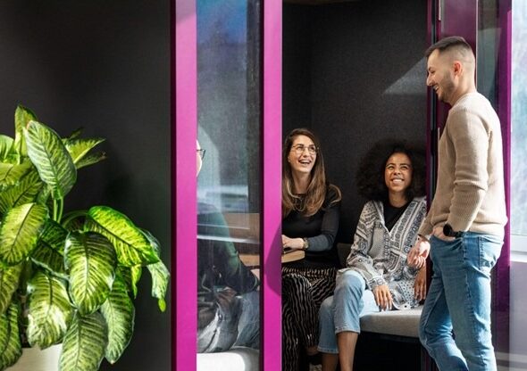 How office phone booths and meeting pods can increase employee productivity and wellbeing